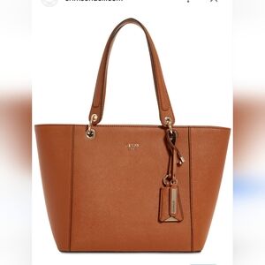 Guess Kamryn tote in cognac